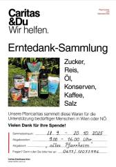 Pfarrcaritas ERNTEDANKSAMMLUNG 2025 - Foto